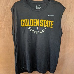 Nike Golden State Cutoff Tee Size XL